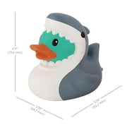 Infantino Fun Time Duck Baby Bath Toy, Squeezable Floating Duck, BPA-Free, Infant & Toddler Bath Toy, Shark