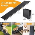 thumbnail image 3 of Rampa para perros PALATALA para coche extralarga, 180 x 43 cm, hasta 113 kg, 3 of 7