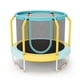 thumbnail image 2 of Costway Mini trampolín con cerramiento, estructura de metal resistente, patas en forma de U, color amarillo, 2 of 2