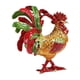 thumbnail image 2 of Caja de baratijas con bisagras en forma de gallo, organizador de joyas, figura de animal para coleccionar, guardar collares, decoración de escritorio Rojo Verde, 2 of 8