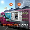 thumbnail image 4 of KFFKFF 49" x 37" Service Window, Stationary Concession Window Awnings, Aluminum Alloy Frame for Food Trucks & Concession Trailers, 4 of 9
