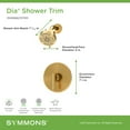 thumbnail image 7 of Symmons 3591BBBZ15TRM Dia Hydromersion Shower Only Trim Package - Bronze, 7 of 7