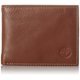 thumbnail image 1 of Cartera Timberland Wellington de piel con doble pliegue RFID, color coñac, 1 of 5