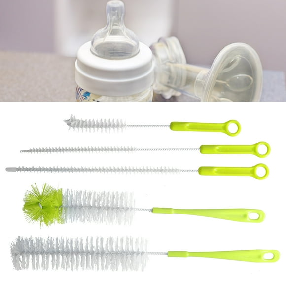 Cepillo Para Bibertones, 5 Piezas Herramienta De Limpieza De Largo Cepillo Para Bibertones De Agua Cepillos Para Biberonas Para Limpilla Cepillo Para Biberrones De Leche Para
