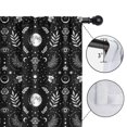 thumbnail image 4 of Blackout Kids Curtains,Moon and Leaf Gothic Pattern Children's Insulated Curtains Set Of 2,Bedroom Essentials,Toddler Room Decor 52"x63", 4 of 5
