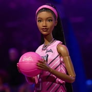 Angel Reese Barbie Doll, Barbie Signature, Fashion Doll With Pink Basketball Uniform