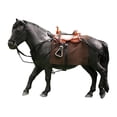 thumbnail image 4 of Figuras de caballos a escala 1/12, accesorio de figura de acción en miniatura realista para accesorios de escena en miniatura de figuras de 6 pulgadas Negro Hugo figuras de caballos, 4 of 10