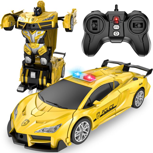 Coche a control remoto Febyhim, 2,4 GHz, escala 1:18 para niños de 4 a 7 años