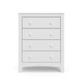 thumbnail image 4 of Graco Noah 4 Drawer Modern Kids Dresser, White, 4 of 10