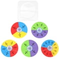thumbnail image 1 of FRCOLOR Fraction Circles 1 Set Creative Fraction Pie Puzzles Math Teaching Kit for Elementary School,3.94"X3.94"X0.79", 1 of 4