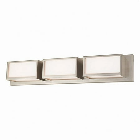 

24W 3 Led Ada Bathroom Light in Contemporary Style 23.75 inches Wide By 4.5 inches High-Brushed Nickel Finish Bailey Street Home 218-Bel-3110552
