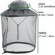thumbnail image 4 of Outdoor Mosquito Head Net Hat,2 Pack Bucket Hats For Safari Hiking Fishing Gardening Wide Brimmed With Removable Veil Net Mesh,protection From Sun Bee, 4 of 5