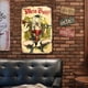 thumbnail image 3 of Placa Metal Vintage para Niña Pintura Hierro Rectangular Arte Pared Bar 20x30cm, 3 of 9