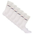 thumbnail image 1 of FILA Calcetines unisex, pack de 6 - calcetines, street, lifesyle, sport (2x 3 pares) Blanco 43-46, 1 of 3