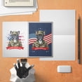thumbnail image 4 of Happy Father's Day Honoring Veterans French Bulldog in Army Uniform 5x7in Folded Greeting Card Dog Lover Gifts Single Note Card with Envelope - 13007, 4 of 5