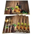 thumbnail image 3 of Wine Glass Wine Fruit Grapes Table Runner Home Wedding Table Flag Mat Table Centerpieces Decoration Party Dining Long Tablecloth, 3 of 7
