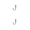thumbnail image 3 of Injueey Colgador de montaje en pared Accesorio de organización pequeña para el hogar Gancho de almacenamiento de aleación de zinc Ganchos de sujeción tipo 9 2piezas Injueey CBP448651, 3 of 6