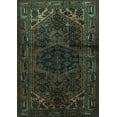 thumbnail image 1 of Ahgly Company Indoor Rectangle Persian Turquoise Blue Traditional Area Rugs, 5' x 7', 1 of 4