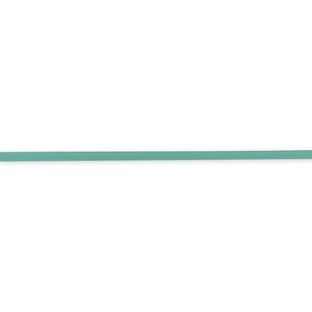 925 Sterling Silver 3mm Emerald Rubber Cord Necklace 18 Inch
