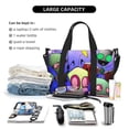 thumbnail image 4 of Alien Invader Zim Duffle Bag Overnighter Weekender Travel Bag Tote Carry On Bag School Practice Handbag Crossbody Fitness Bag For Women Men Boys Girls, 4 of 7