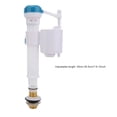 thumbnail image 1 of Fill Valve, ABS Material Toilet Push Button Valve, 1/2 Universal Interface Blue+White Filling Valves Saving Water For Home, 1 of 8