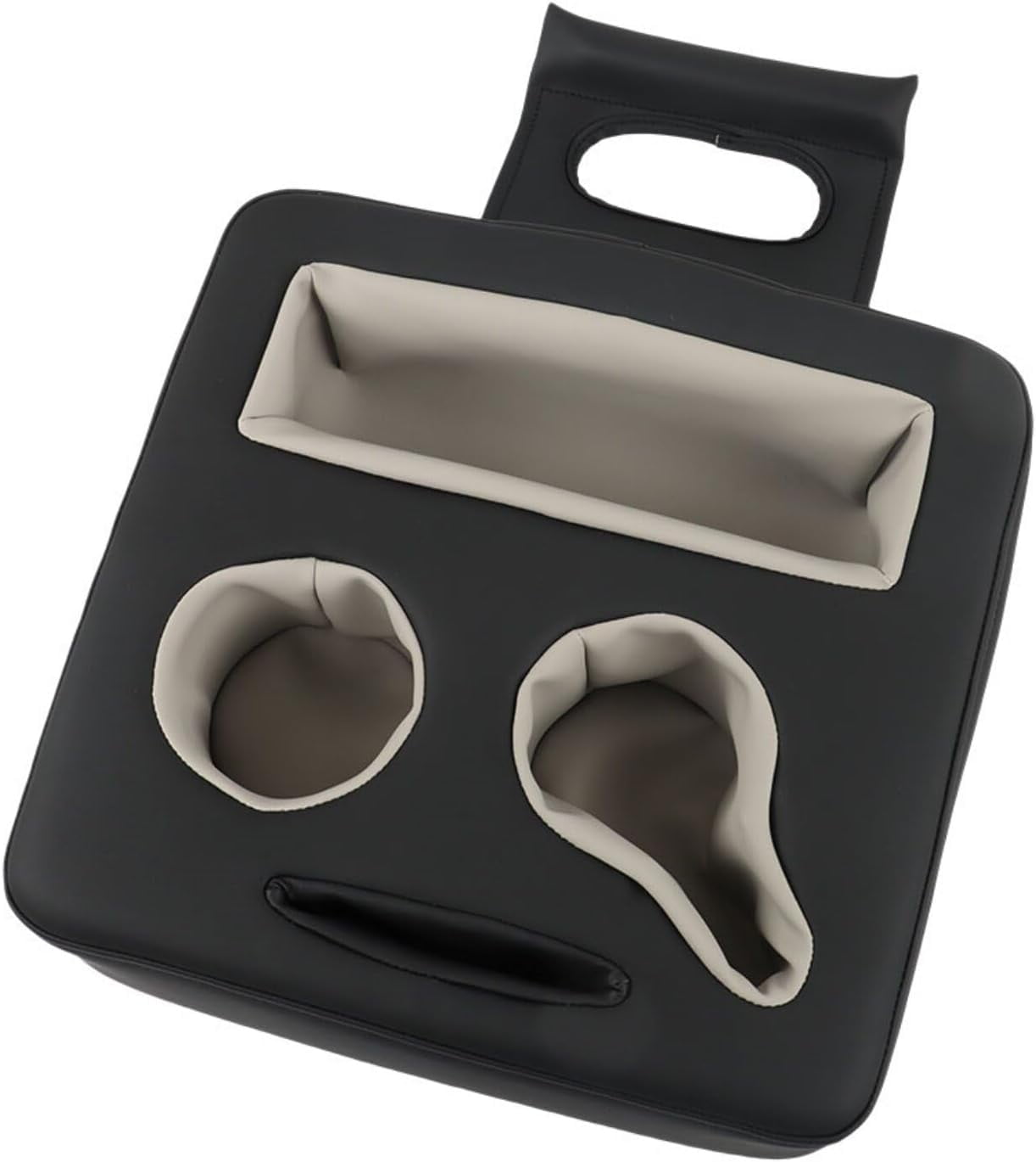 waltyotur Black Portable Cup Holder for Car Backseat, Bed, Sofa, Yacht