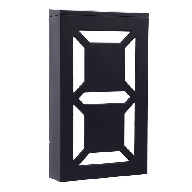 Número De Casa Iluminado Por LED, Pantalla De ABS Con Energía Solar Que Cambia De Color IP55 Iluminación Automática A Prueba De Lluvia Luz De Número De Casa LED Para Puerta