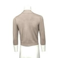 thumbnail image 4 of G-Style USA Women's 3/4 Sleeve Open Front Cropped Cardigan Sweater (S-XL), 4 of 7