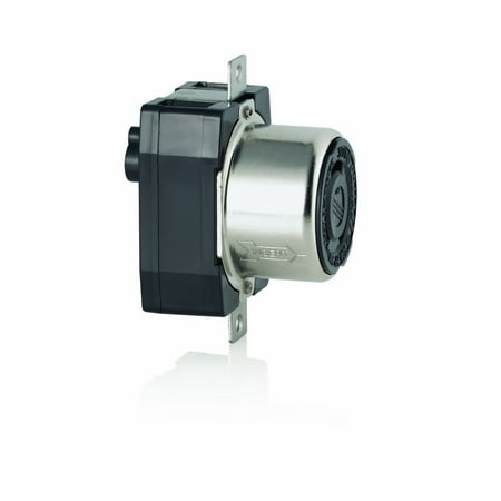 - Leviton Non-NEMA Turn Locking Receptacle Outlet 50A 250VDC 600VAC 3771-060