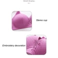 thumbnail image 5 of Women Casual Adjustable Breathable Top Bra Underwear Without Steel Ring Gathering And Adjusting Bra Bulk Bras Womens Sports Bra Womens Workout Sports Bras Womens Bras Push up No Underwire Women's, 5 of 8