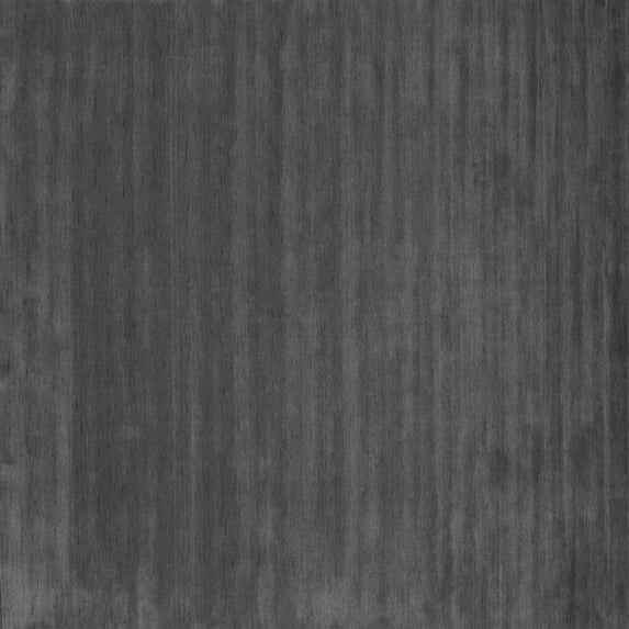Ahgly Company Indoor Square Abstract Gray Contemporary Area Rugs, 6' Square
