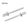 thumbnail image 4 of Unique Bargains 3,2 Mm x 8 Mm 304 Rivets Aveugles en Acier Inoxydable 100 Pack, 4 of 4