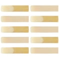 thumbnail image 1 of Minkissy 10Pcs Tenor Saxophone Reeds Brown Crafted Smooth Polished Replacement Saxophone Parts, 1 of 8