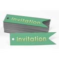 thumbnail image 2 of Inkdotpot Real Gold Foil Invitation Party Tags Favor Hang Paper Tags 50 Pieces, 2 of 6