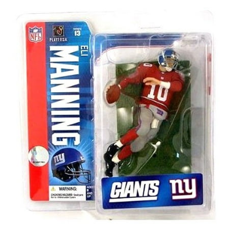 McFarlane NFL Sports Picks Series 13 Eli Manning 2 Action Figure (Red Jersey Variant)
