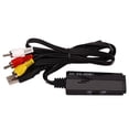 thumbnail image 1 of Portátil Mini HD Compuesto AV RCA a HD Video Adaptador Audio AV Cable Cable Convertidor Methold EL5618-00B, 1 of 2