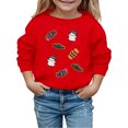 thumbnail image 4 of Gyujnb Kids Halloween , Halloween Print Pullover Long Sleeve Casual Sweatshirt for Kids Girls and Boys Cozy Jacket Top, Halloween Outfits,13-14 Years, 4 of 4