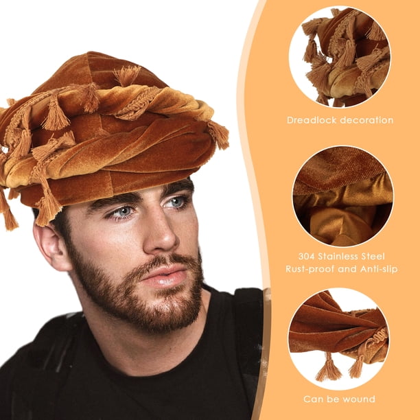 DODAMOUR Velvet Durag Satin Lined Halo Turban Wraps, Unique  display picture 1