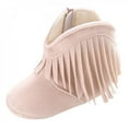 thumbnail image 3 of Toddler Girls Warm Tassels Snow Shoes Newborns Baby Walker Crib Boots, 3 of 3