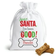 Personalized Dear Santa Pet Drawstring Pouch