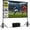 100 inch, variant on Projector Screen with Stand, 84 inch Outdoor Projector Screen Portable Indoor Projection Screen 16:9 4K Rear Front Movie Screen with Carry Bag for  Backyard Theater 84 inch