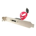 thumbnail image 2 of Startech 1 Port Sata To Esata Slot Plate Bracket - 1 X Esata - 1 X Male Sata - 1ft (esataplate1), 2 of 3