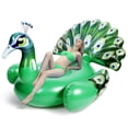 thumbnail image 1 of Flotador inflable para piscina JOYIN Peacock Giant Ride-on para 2 personas, 1 of 7