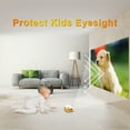 thumbnail image 3 of TRANSJEE TransJee A10 Mini LED Projector - 480*360 Resolution, HD/USB/TF Card Input, 3.5mm Audio, 1800 Lumens, Portable Home Theater in Yellow & White, 3 of 7
