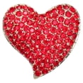 thumbnail image 1 of 1 broche en forma de corazón, ramillete decorativo, adorno para el pecho, regalo para mujer, 1 of 7