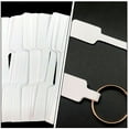 thumbnail image 3 of ORDDIART 300Pcs Paper Tags for Jewelry Marking and Organization 6X1.2Cm Self Adhesive White, 3 of 8