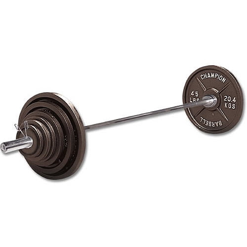 Champion 400Pound Olympic Weight Set, Silver