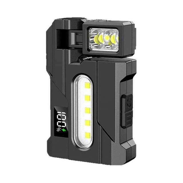 tamizeot Rechargeable Mini Flashlight With Magnetic Base DIY Projects And Emergencies Magnetic Mini Flashlight G5 DC11