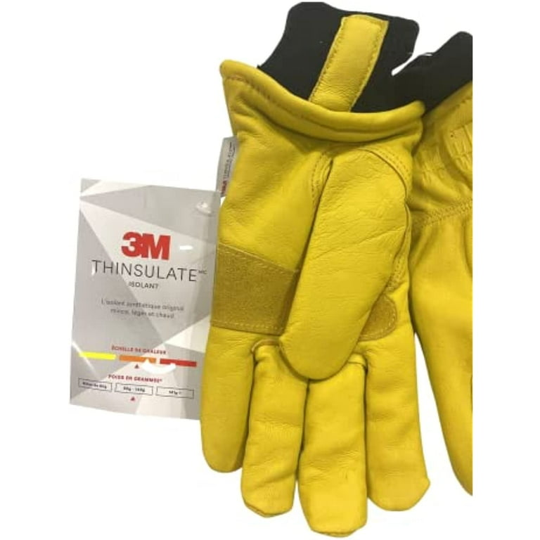 Large Winter Nitrile Grip Gloves with Insulated Shell (3-Pack)