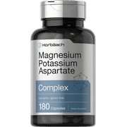 Magnesium Potassium Aspartate Complex | 180 Capsules | by Horbaach